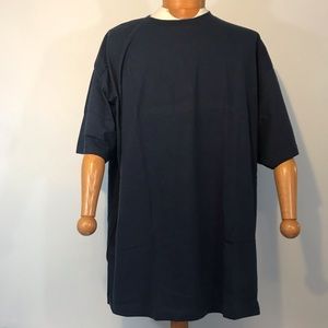 3XL Blue Heavy 100% Cotton T-shirt